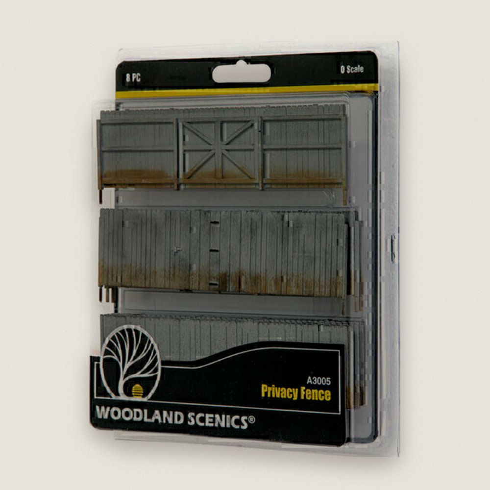 Privacy Fence, O Scale - Woodland Scenics