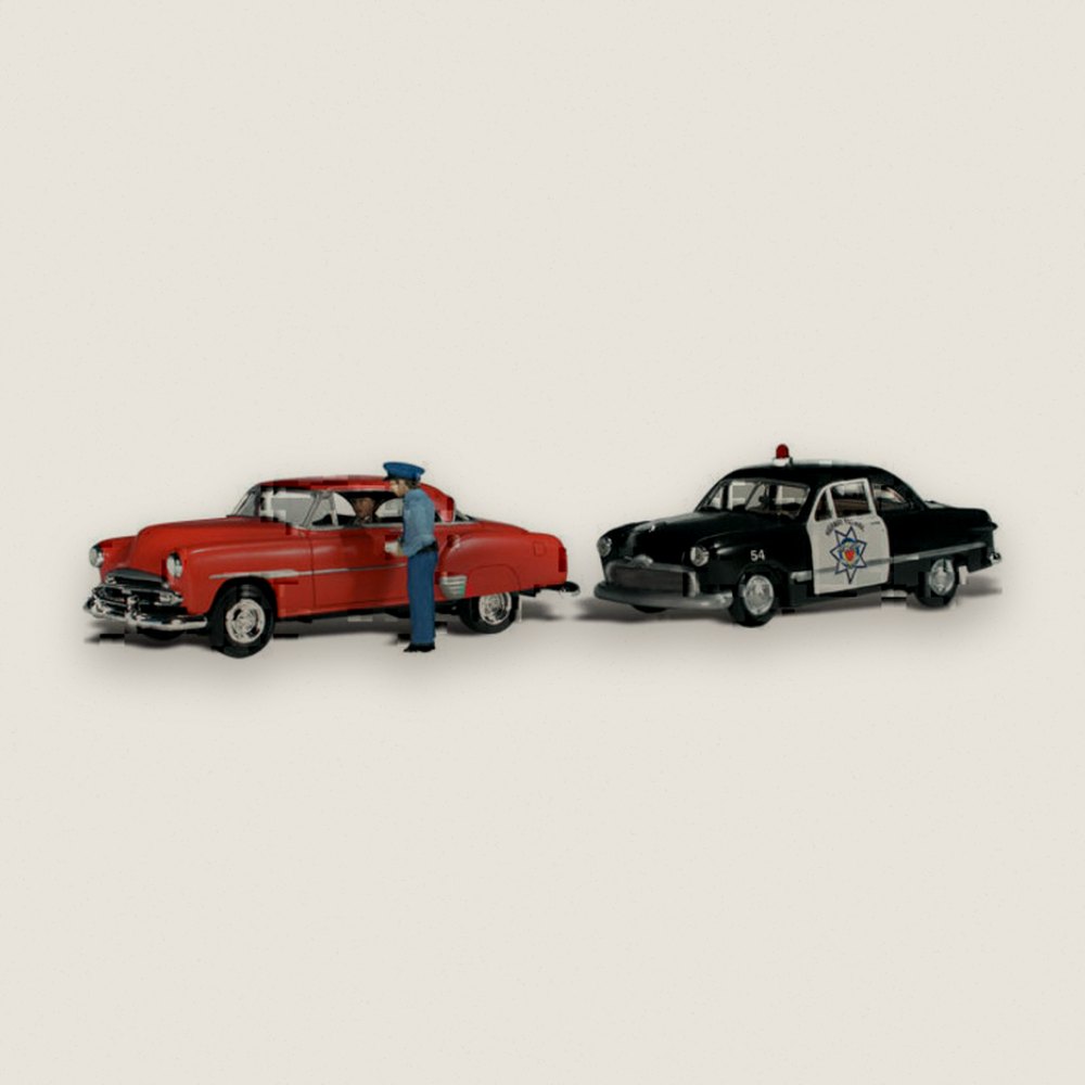 Model Vehicle, Willie's Warning, N Scale - Woodland Scenics