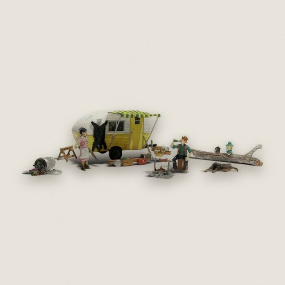 Model Vehicle, Ma & Pa's Trailer Heaven, N Scale - Woodland Scenics