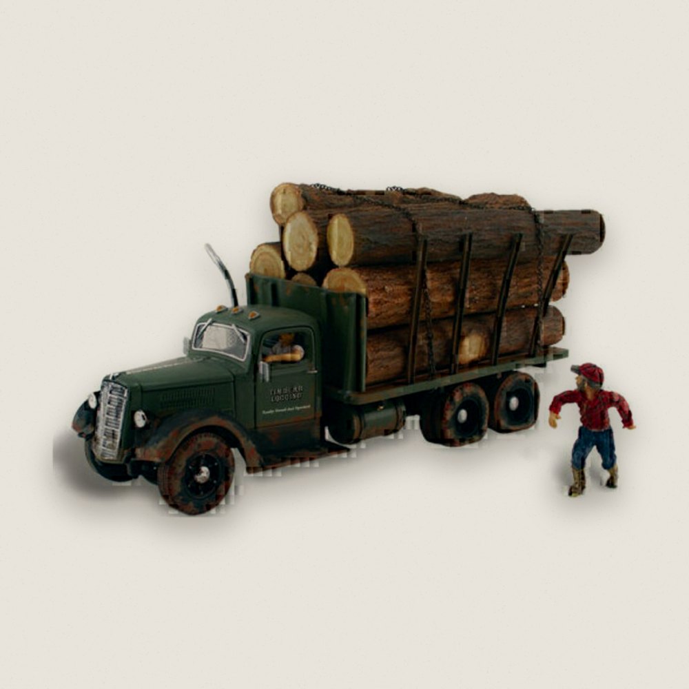 Model Vehicle, Tim Burr Logging, N Scale - Woodland Scenics