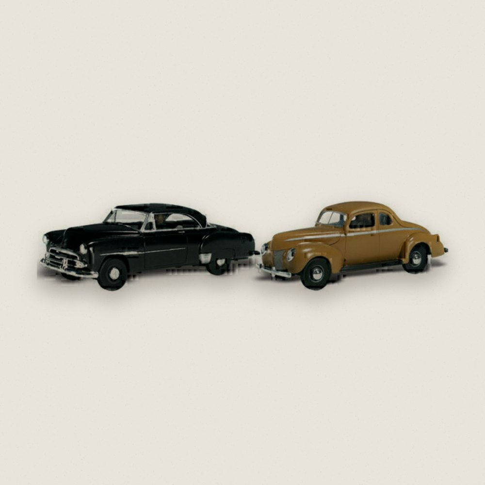 Model Vehicle, Cruisin' Coupes, HO Scale - Woodland Scenics