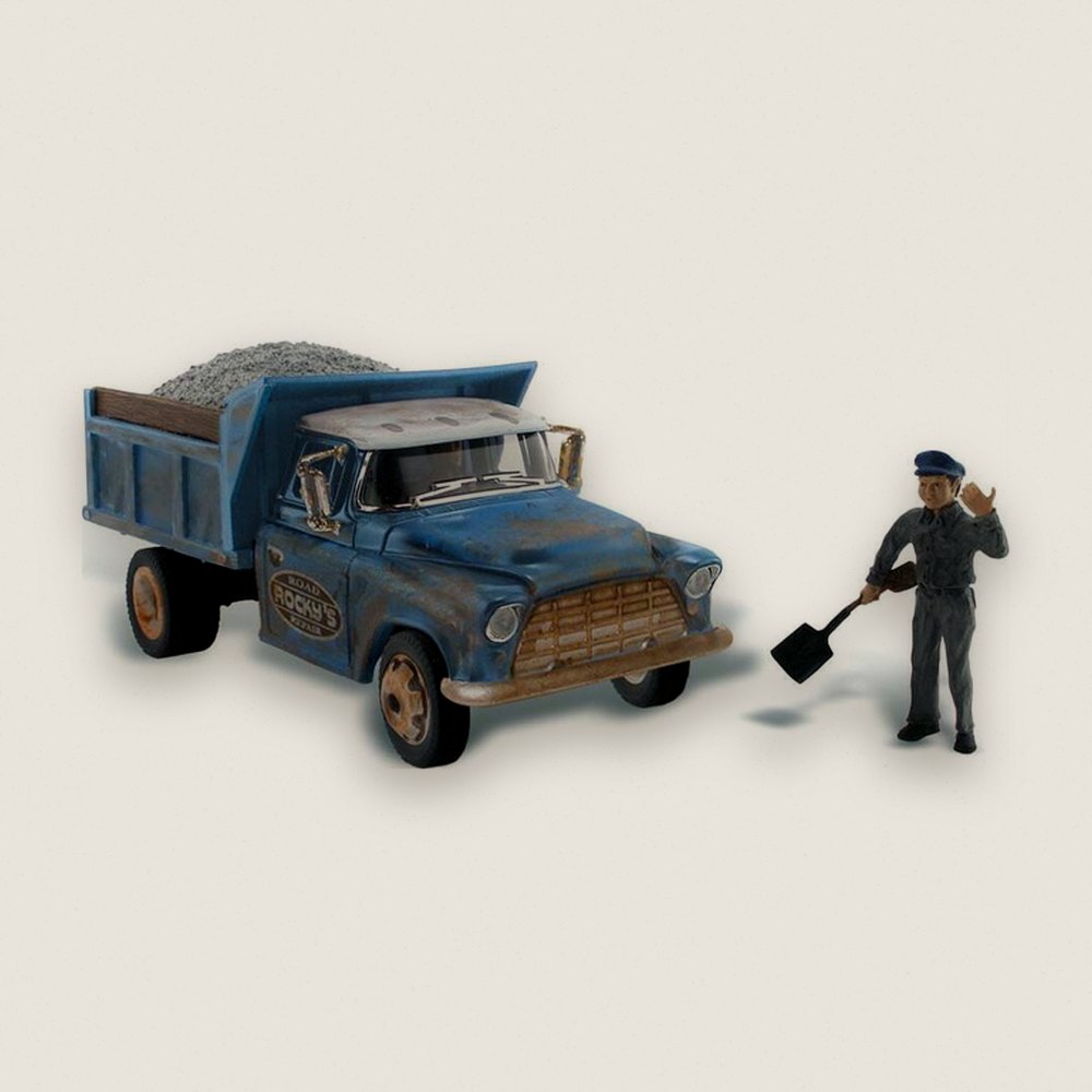 Model Vehicle, Rocky's Road Repair, HO Scale - Woodland Scenics