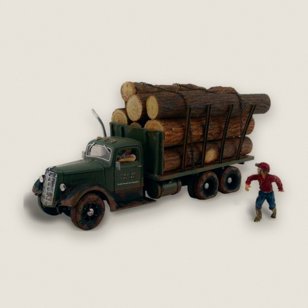 Model Vehicle, Tim Burr Logging, HO Scale - Woodland Scenics