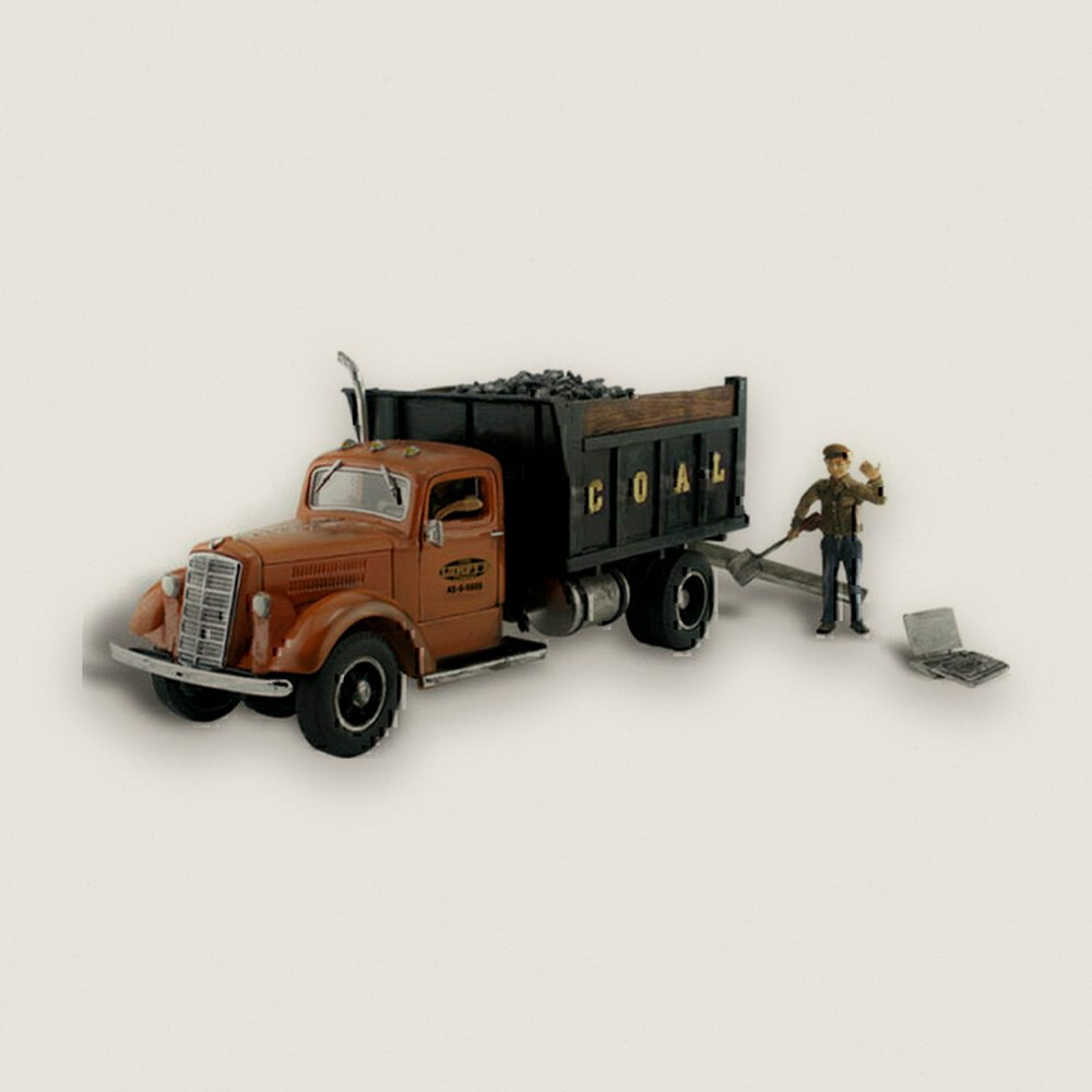 Model Vehicle, Lumpy's Coal Company, HO Scale - Woodland Scenics