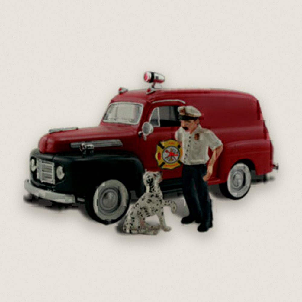 Model Vehicle, Sparky & The Chief, HO Scale - Woodland Scenics
