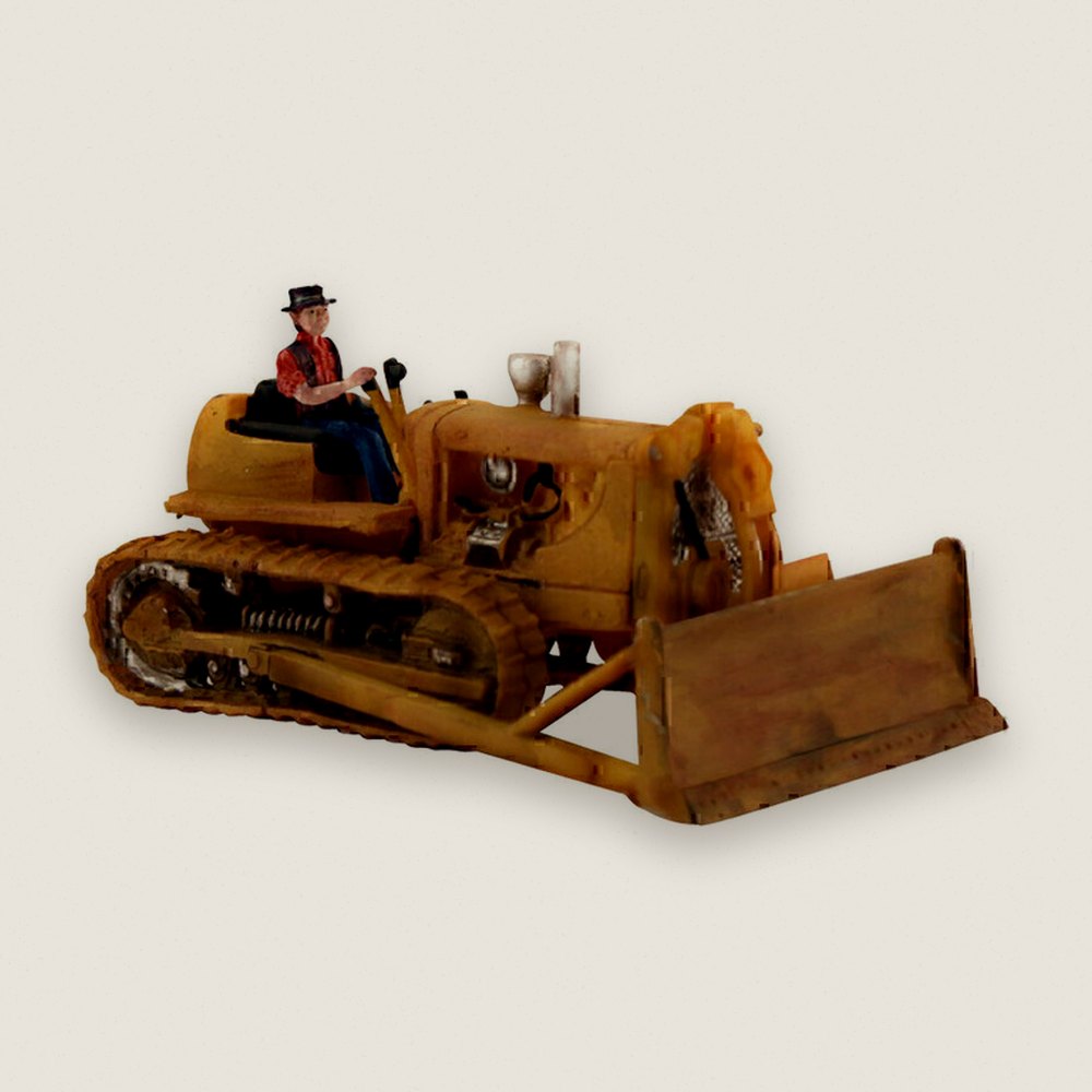Model Vehicle, Dewie's Dozer, HO Scale - Woodland Scenics