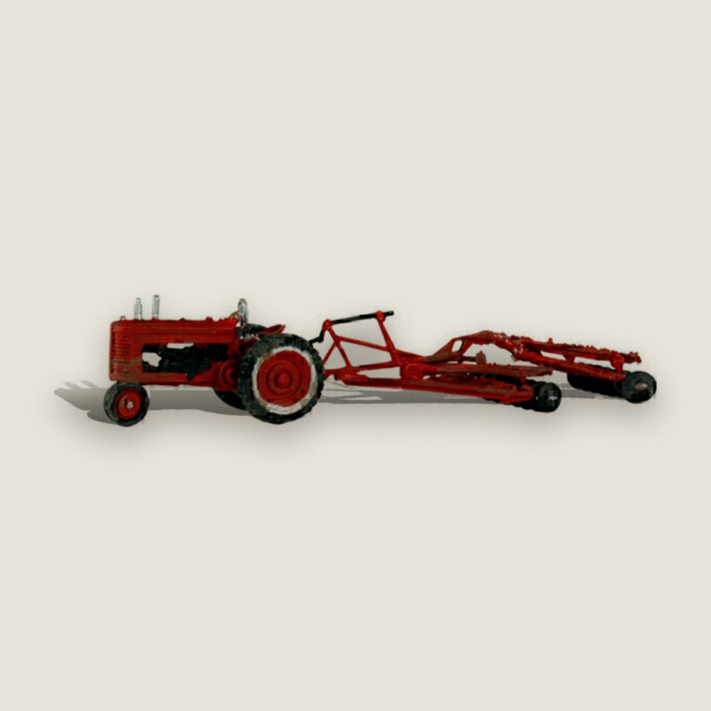 Model Vehicle, Disc & Tractor, HO Scale - Woodland Scenics