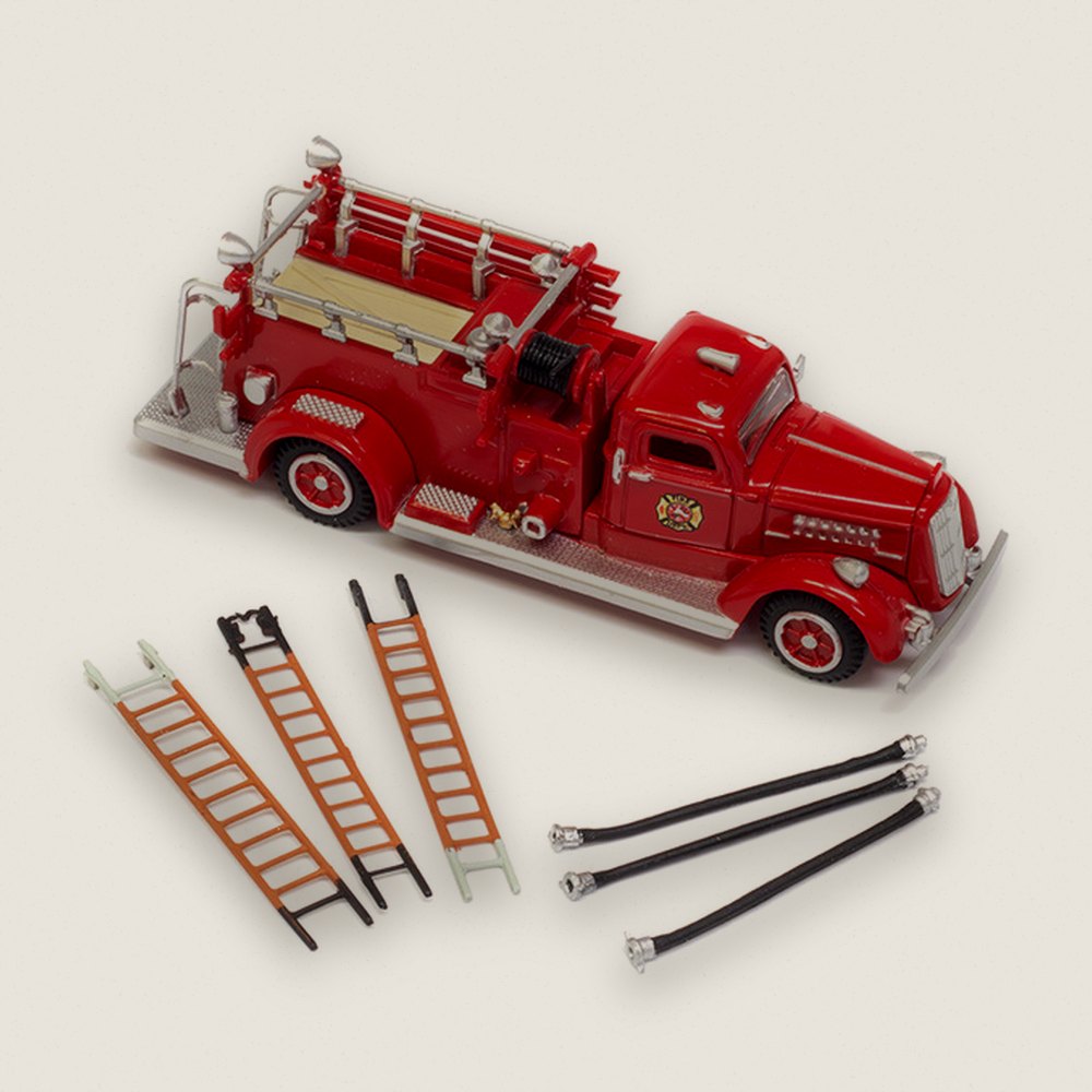 Model Vehicle, Fire Truck, HO Scale - Woodland Scenics