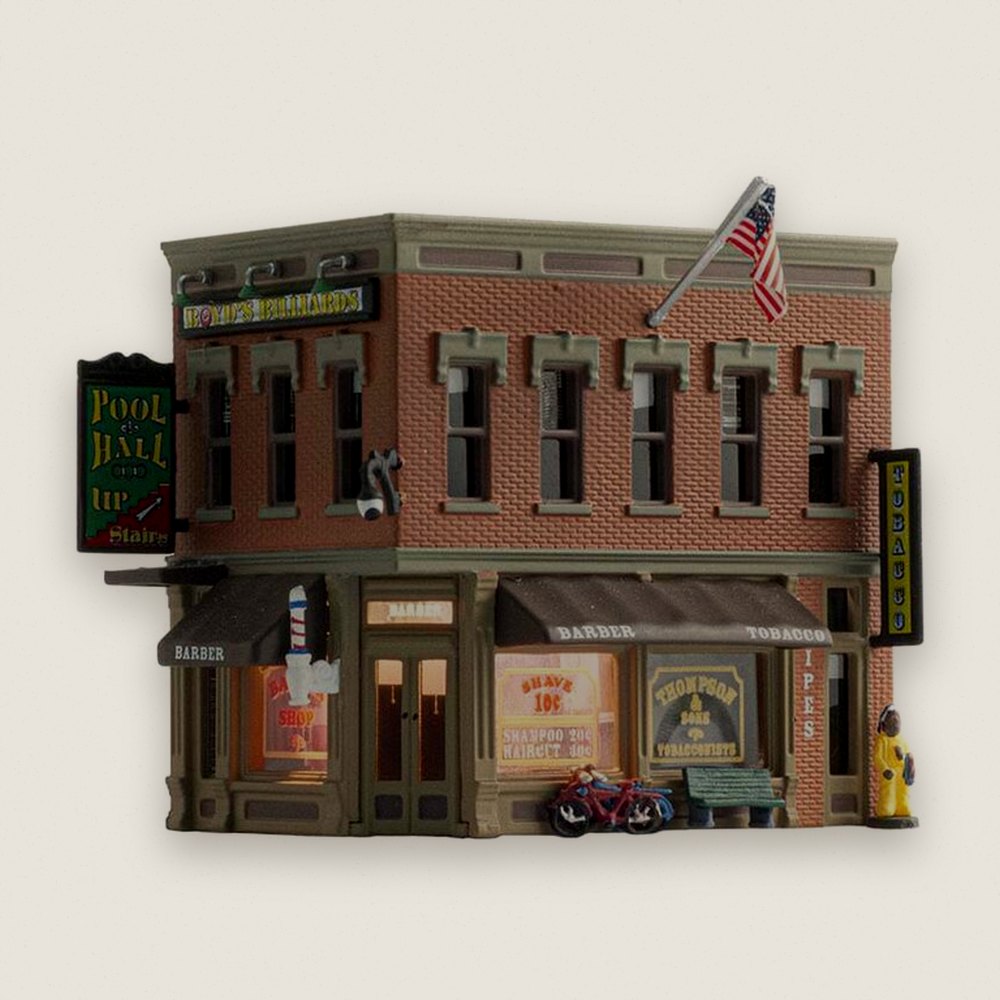 Built-Up Building, Corner Emporium, N Scale - Woodland Scenics