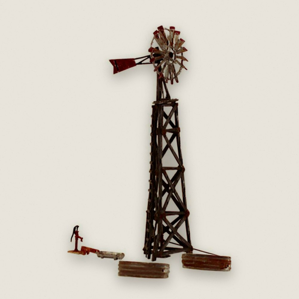 Built-Up Building, Old Windmill, N Scale - Woodland Scenics