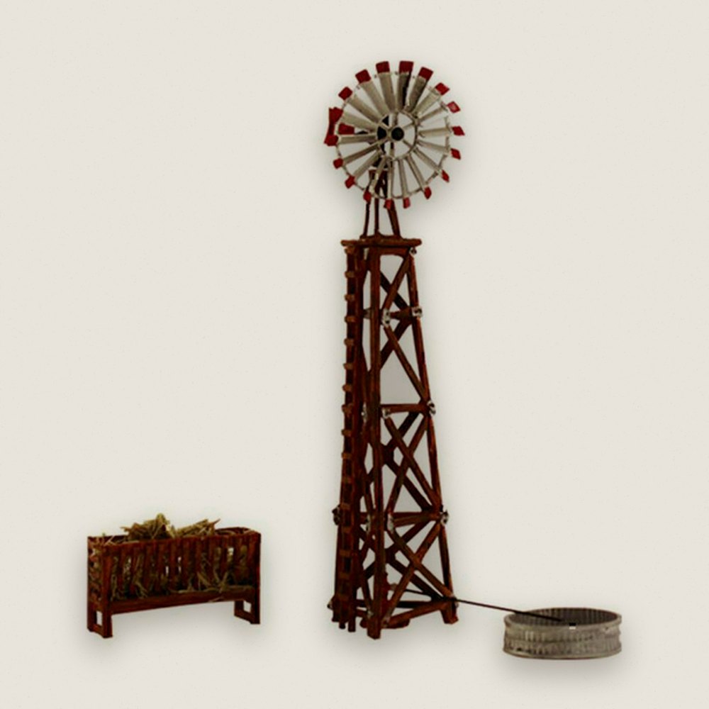 Built-Up Building, Windmill, N Scale - Woodland Scenics