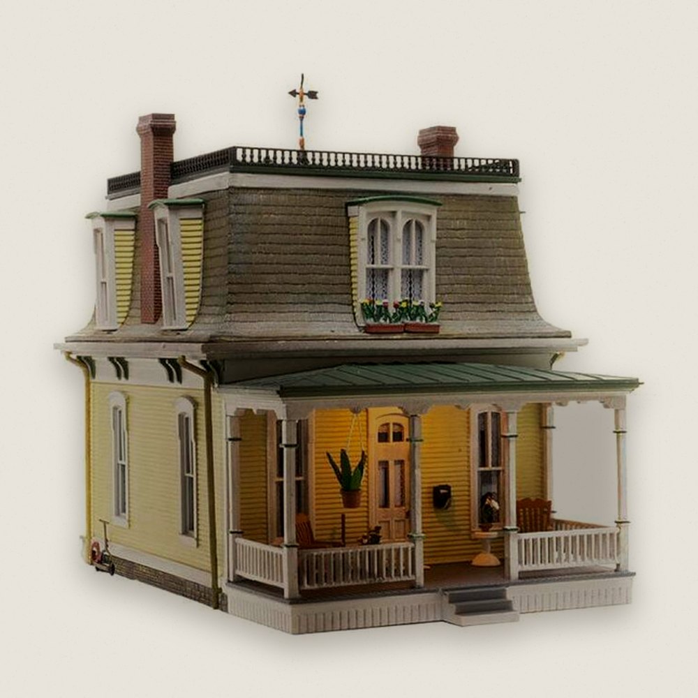 Built-Up Building, Home Sweet Home, N Scale - Woodland Scenics