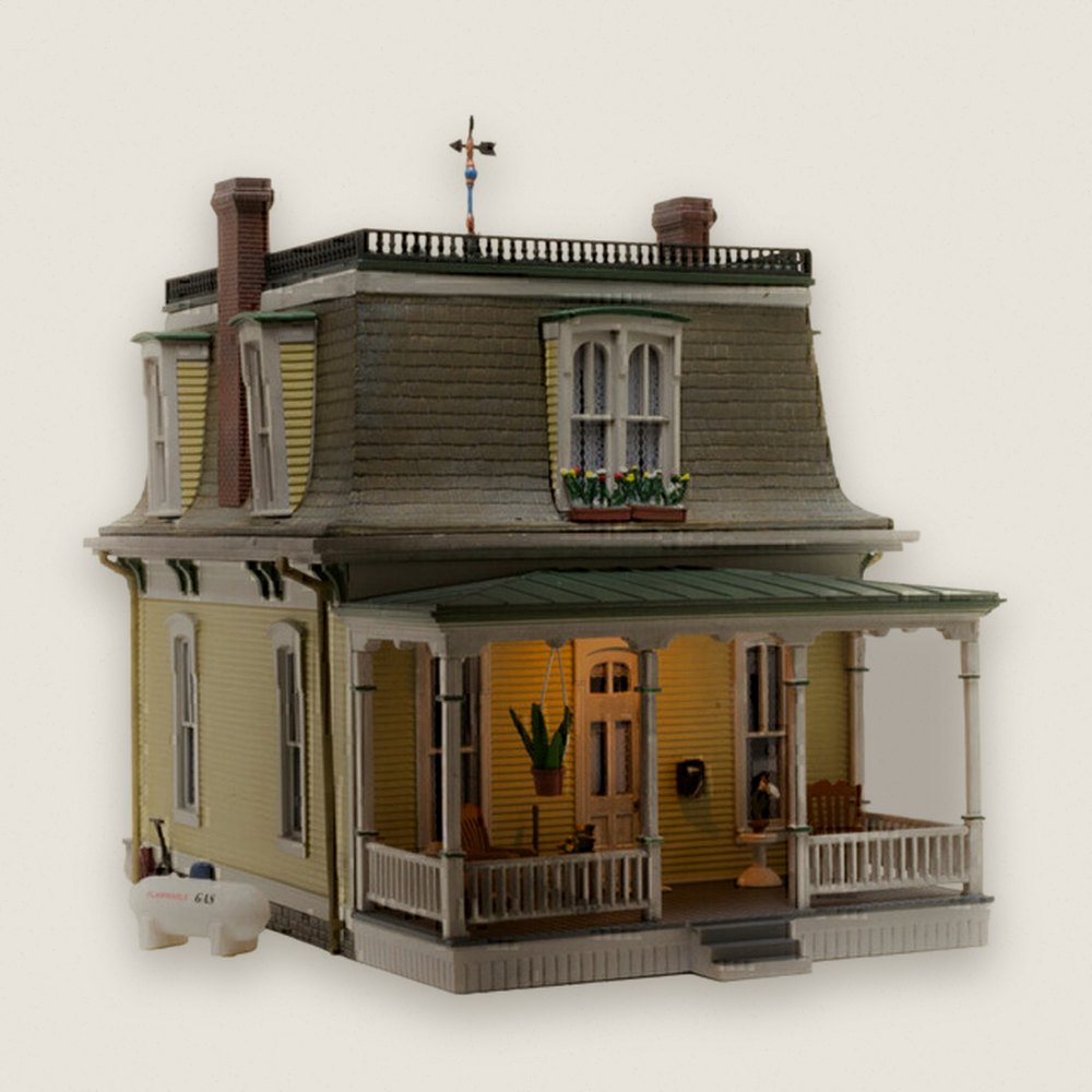 Built-Up Model Building, HO Scale, Home Sweet Home - Woodland Scenics