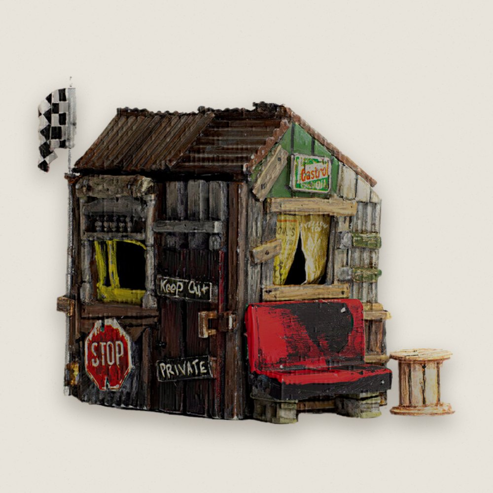 Model Building, HO Scale, Kids Clubhouse - Woodland Scenics