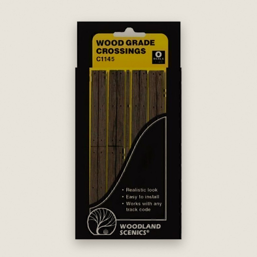Grade Crossing Wood Planks, O Scale - Woodland Scenics