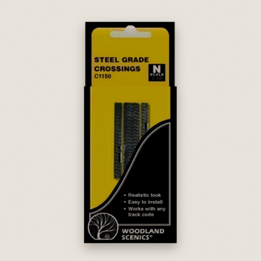 Grade Crossing Steel Plates, N Scale - Woodland Scenics
