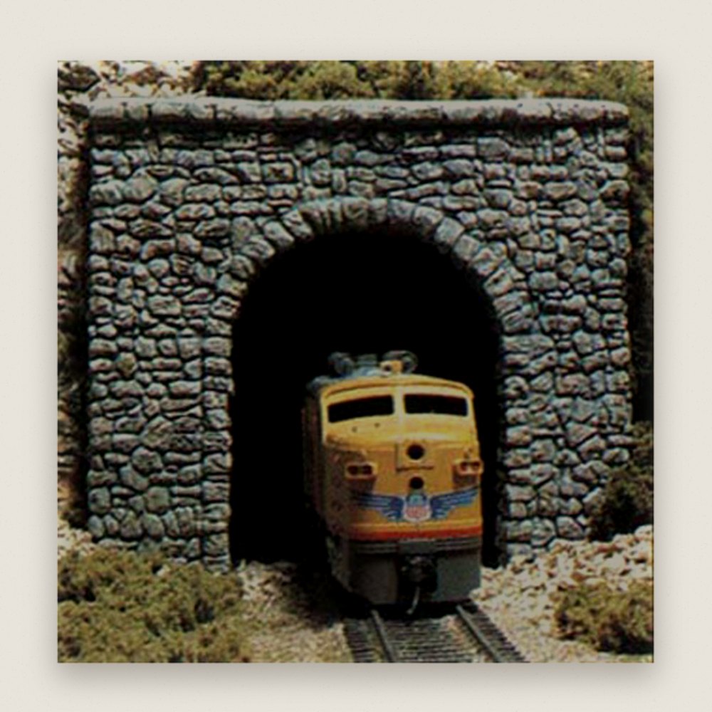 Single Tunnel Portal, N Scale, Random Stone 2 - Woodland Scenics
