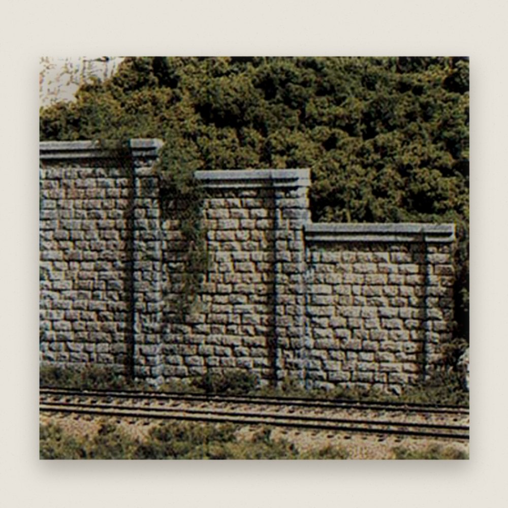 Retaining Wall, N Scale, Cut Stone 6 - Woodland Scenics