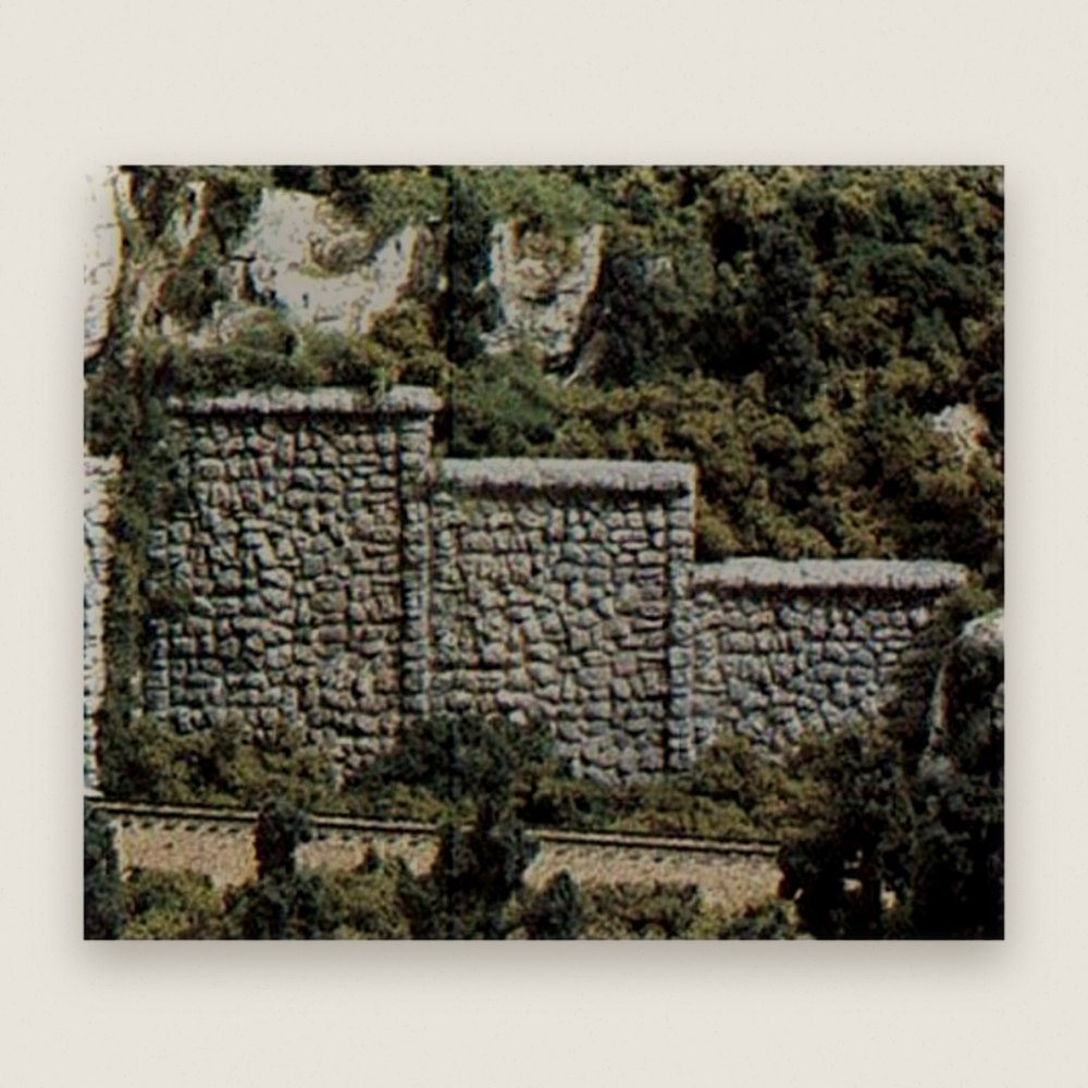 Retaining Wall, N Scale, Random Stone 6 - Woodland Scenics