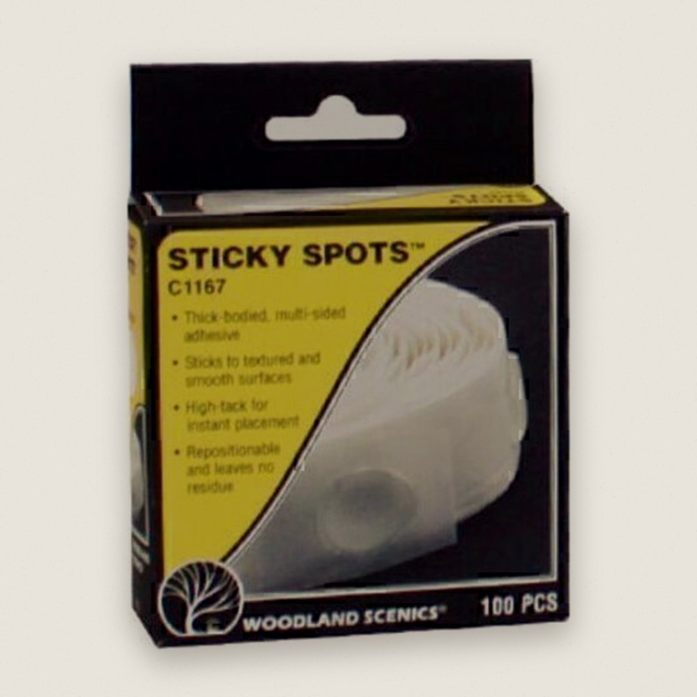 Sticky Spots, WOOC1167 (100 Count) - Woodland Scenics
