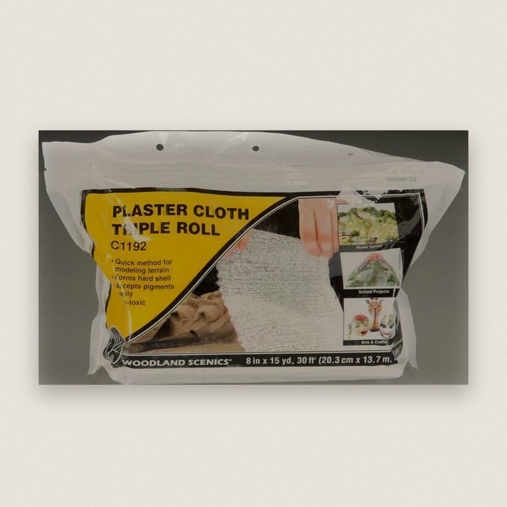 Plaster Cloth, Triple Roll 8 x 45' - Woodland Scenics