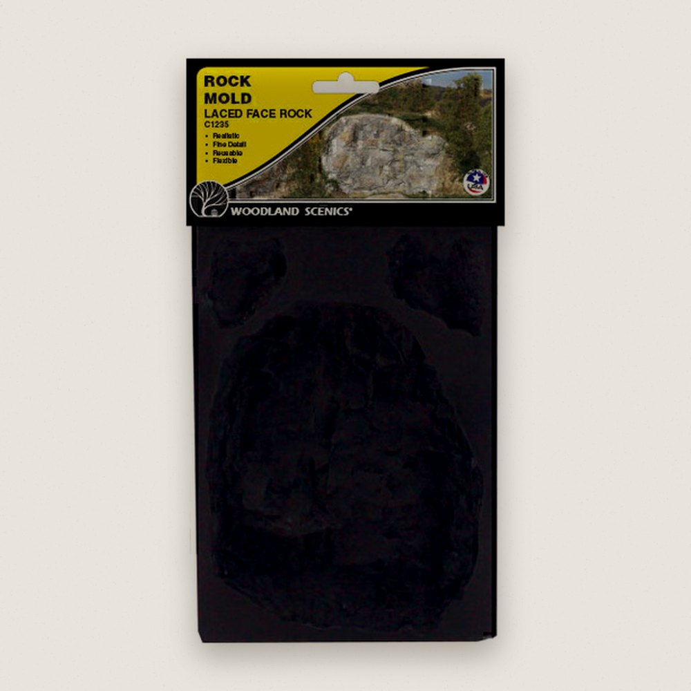 Rock Form, Laced Face Rock - Woodland Scenics