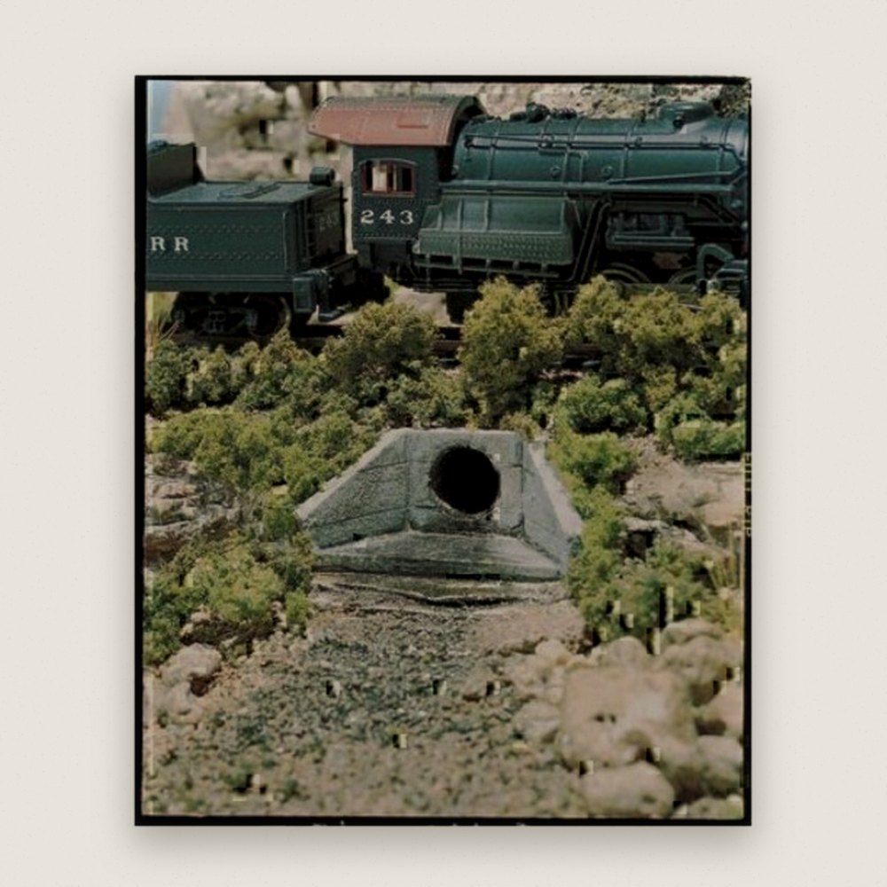 HO Culvert, Concrete 2 - Woodland Scenics