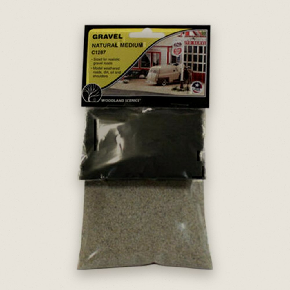Coarse Gravel, Gray - Woodland Scenics