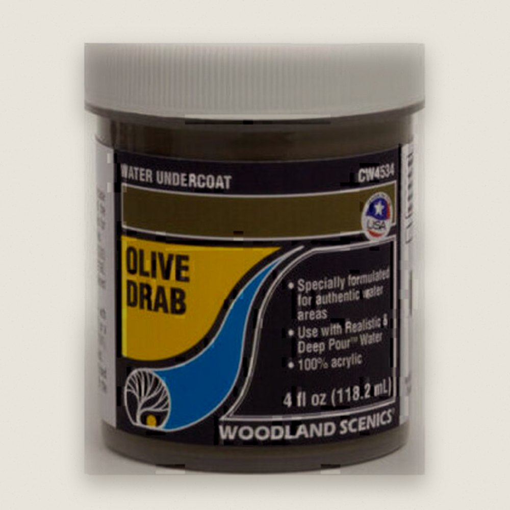 Water Undercoat, Olive Drab - Woodland Scenics