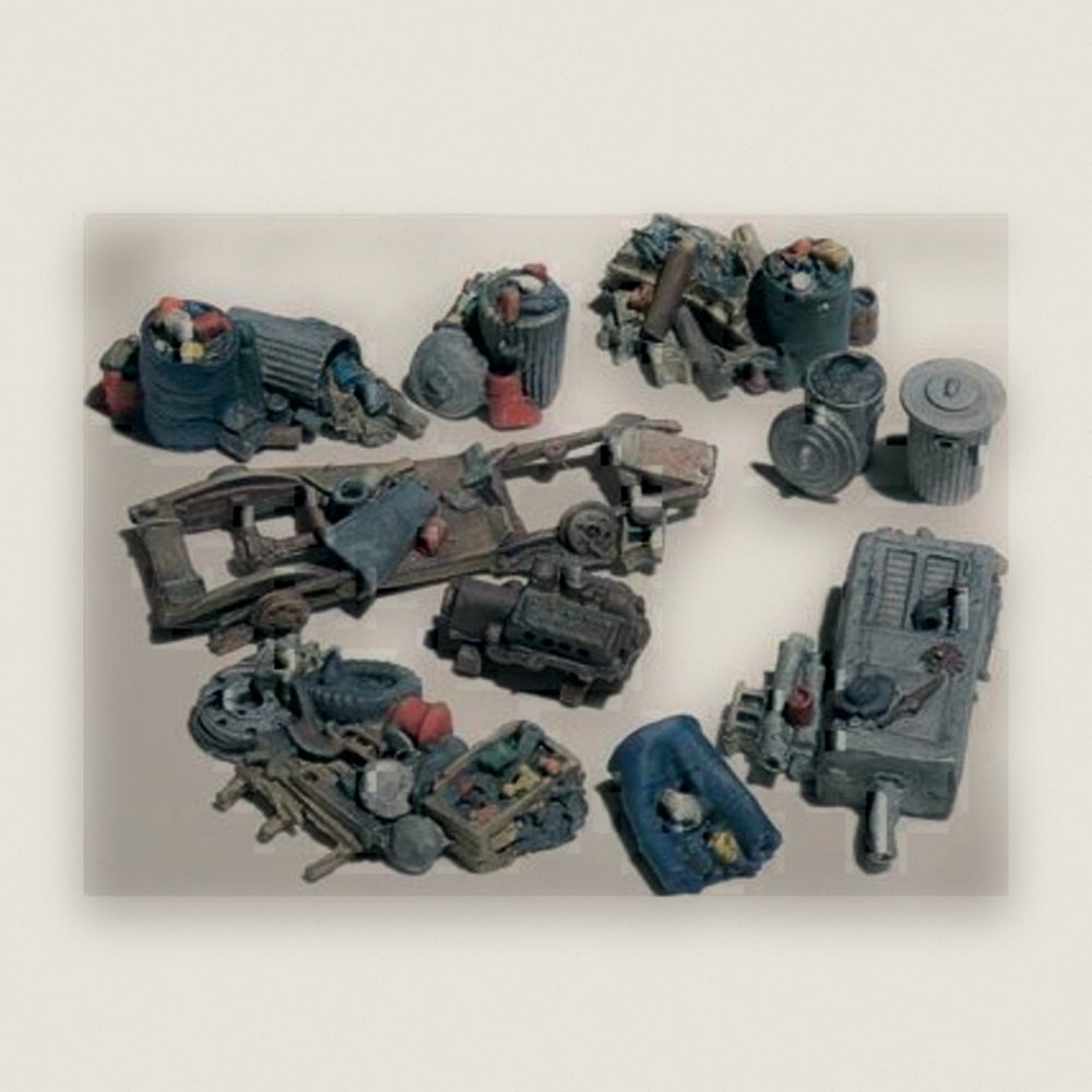 Junk Piles, Assorted HO - Woodland Scenics