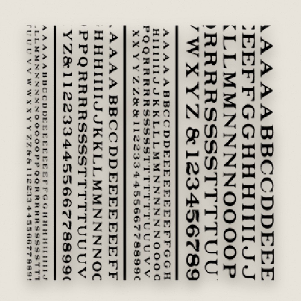 Railroad Roman Letters, Black - Woodland Scenics