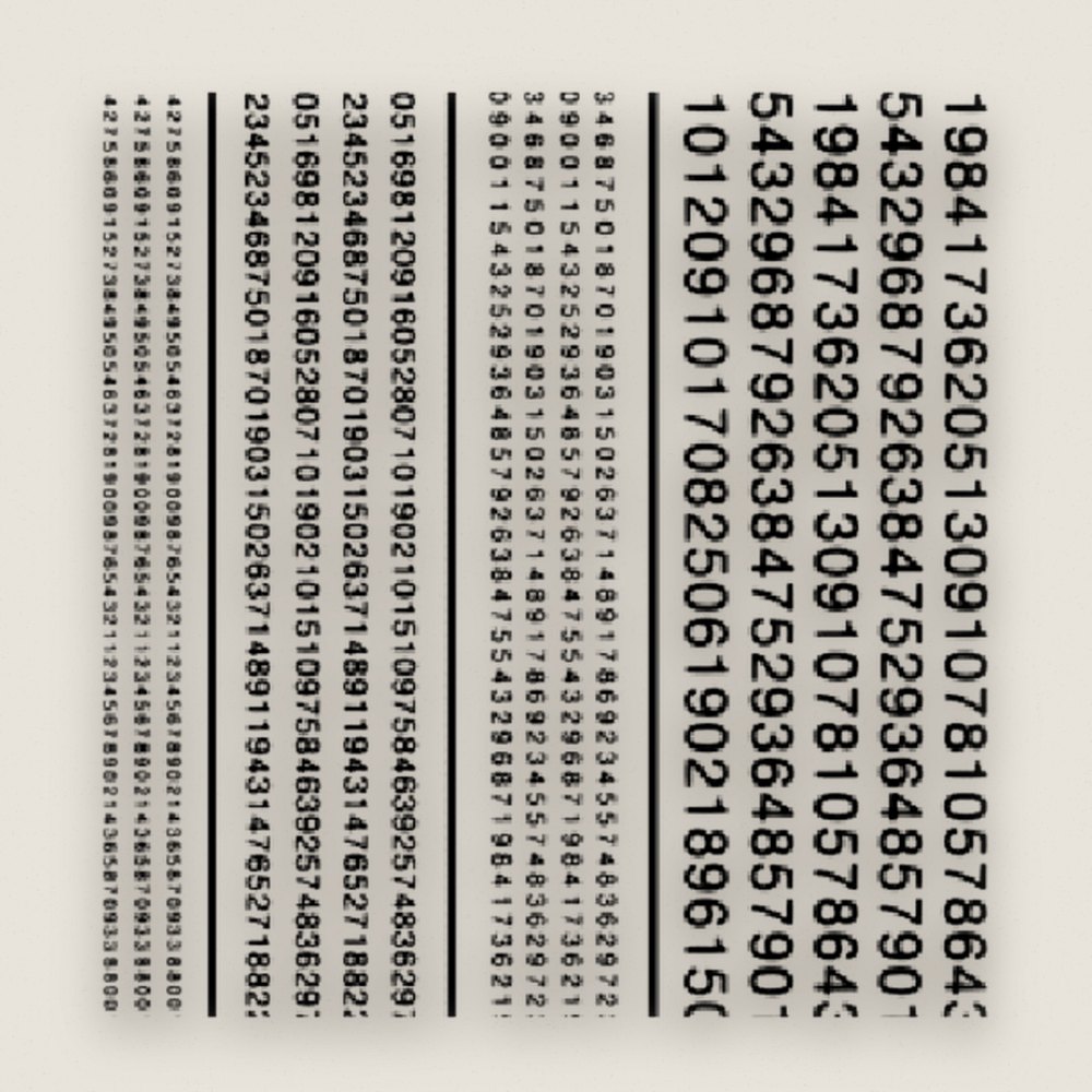 Railroad Gothic Numbers, Black - Woodland Scenics