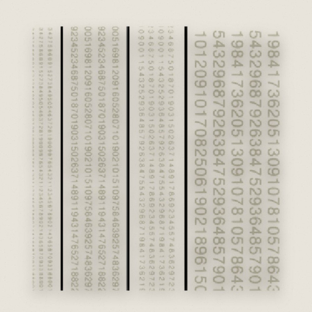 Railroad Gothic Numbers, White - Woodland Scenics