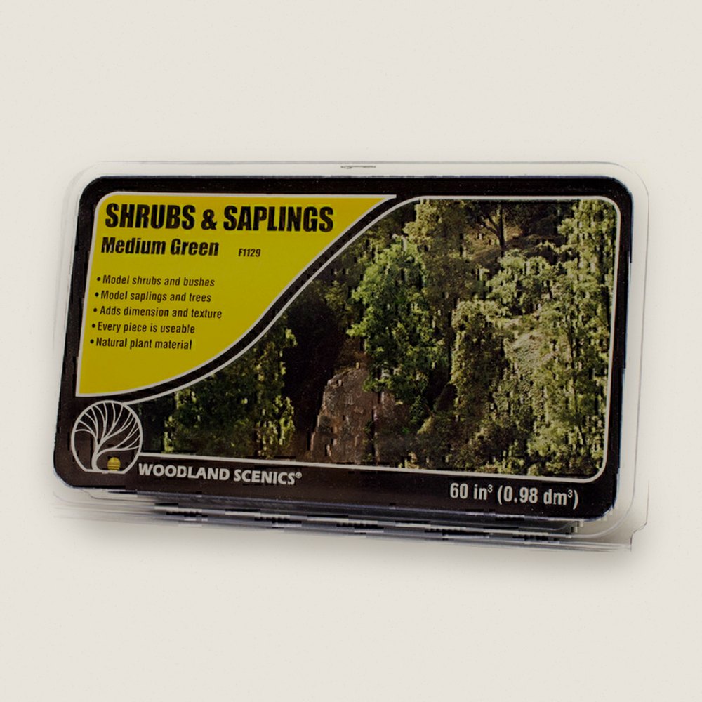 Shrubs & Saplings, Medium Green - Woodland Scenics