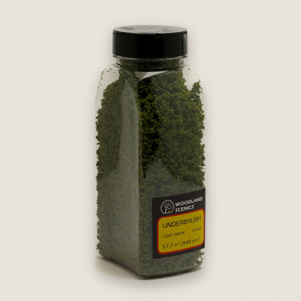 Underbrush Shaker, Light Green, 50 Cubic Inches - Woodland Scenics