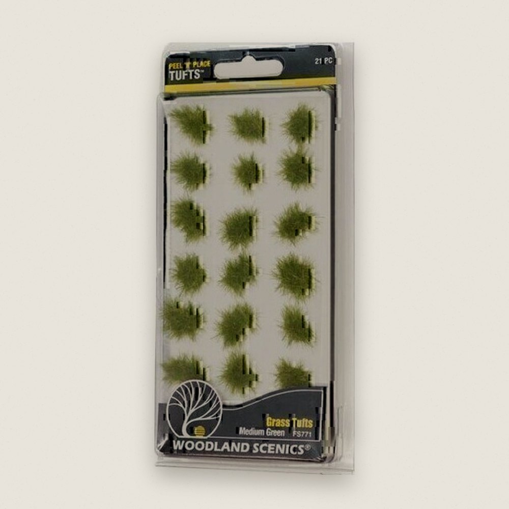Grass Tufts, Medium Green - Woodland Scenics