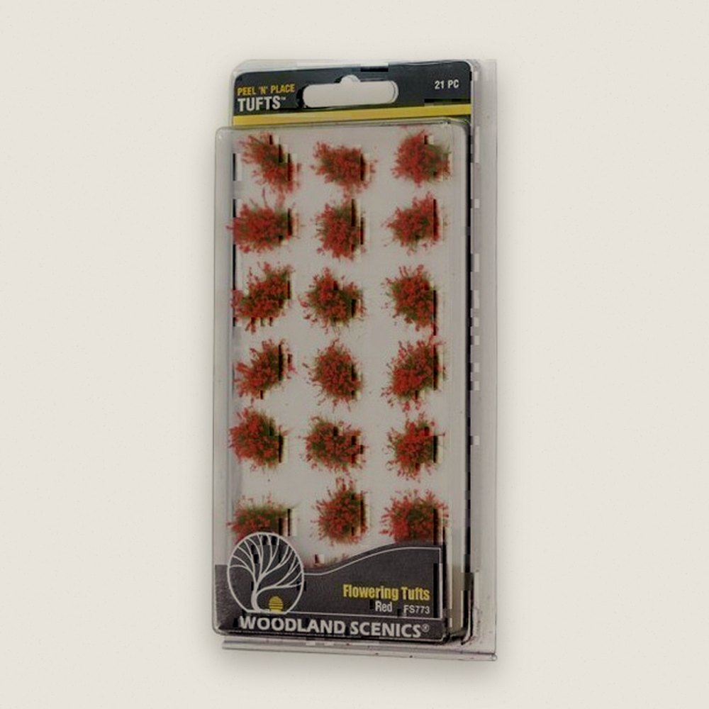 Flowering Tufts, Red - Woodland Scenics