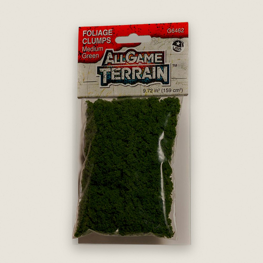 Foliage Clumps, Medium Green, All Game Terrain - Woodland Scenics