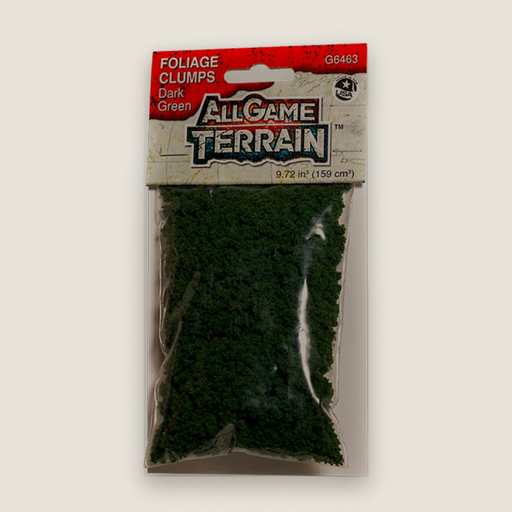 Foliage Clumps, Dark Green, All Game Terrain - Woodland Scenics
