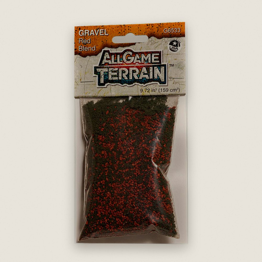 Gravel, Red Blend, All Game Terrain - Woodland Scenics