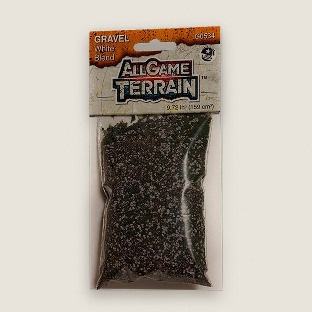 Gravel, White Blend, All Game Terrain - Woodland Scenics