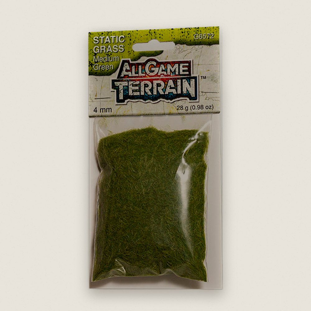 Static Grass, 4 mm, Medium Green, All Game Terrain - Woodland Scenics