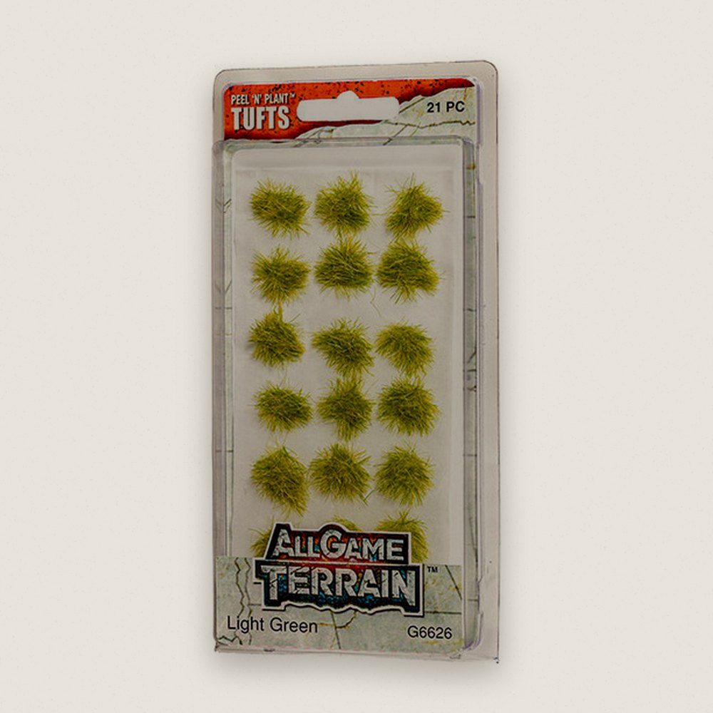 Tufts, Light Green, All Game Terrain - Woodland Scenics