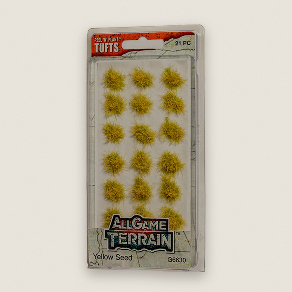 Tufts, Yellow Seed, All Game Terrain - Woodland Scenics