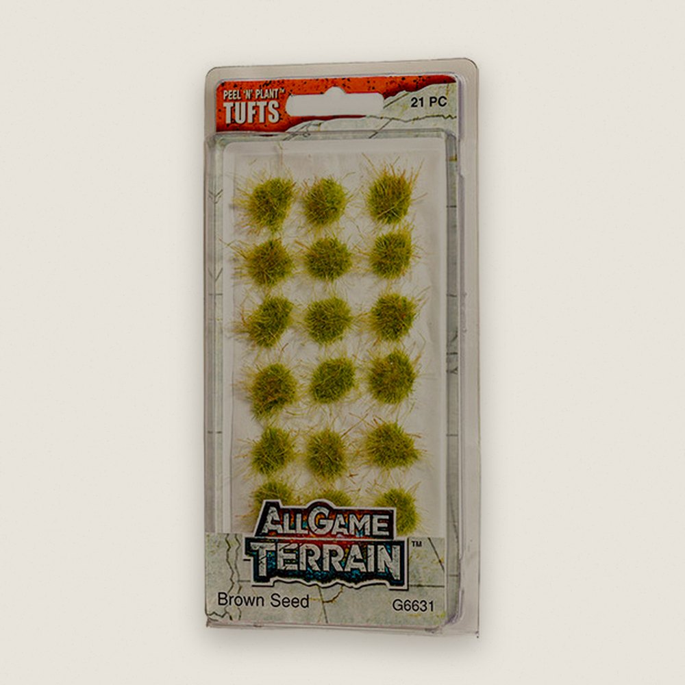 Tufts, Brown Seed, All Game Terrain - Woodland Scenics