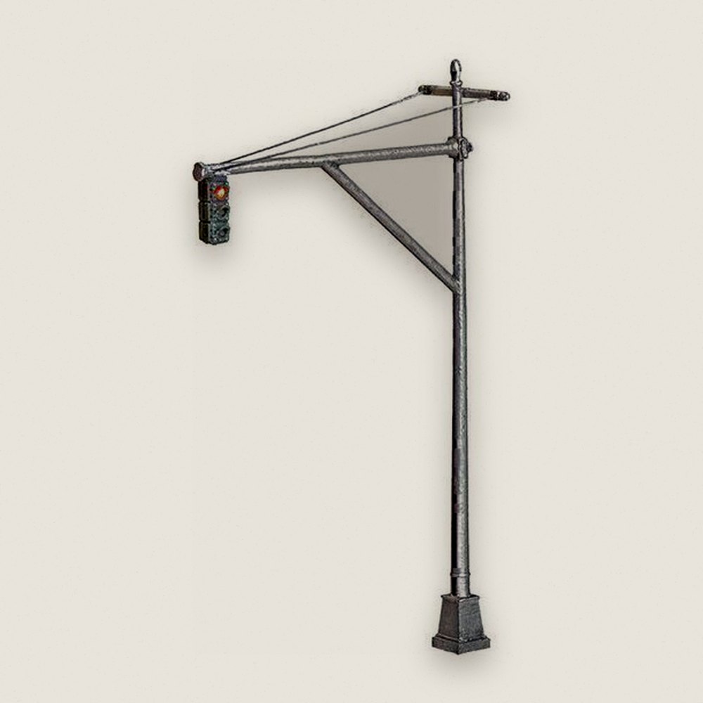 Mast Arm Traffic Lights, HO - Woodland Scenics