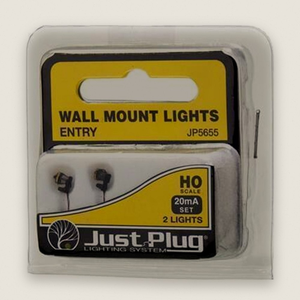 Entry Wall Mount Lights 3, HO - Woodland Scenics