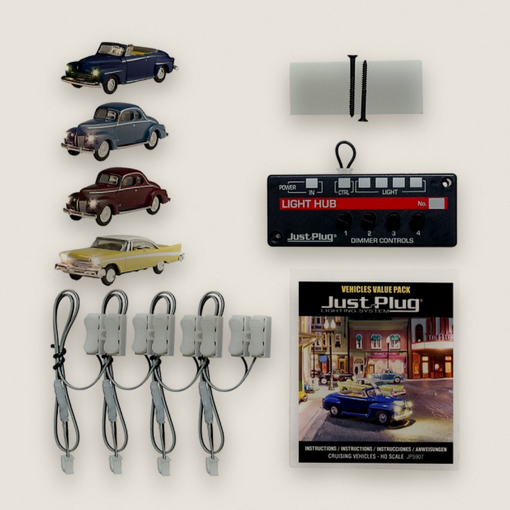 Cruising Vehicles Value Pack, HO Scale - Woodland Scenics