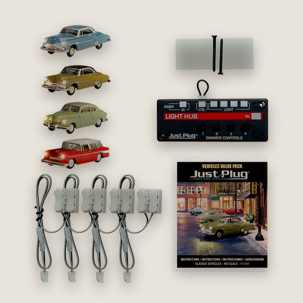 Classic Vehicles Value Pack, HO Scale - Woodland Scenics
