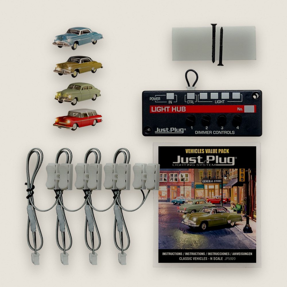 Classic Vehicles Value Pack, N Scale - Woodland Scenics